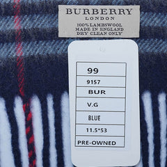 Lambswool Plaid Print Vintage Pre-Loved Scarf