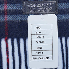 Lambswool Plaid Print Vintage Pre-Loved Scarf