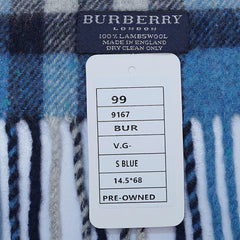 Lambswool Plaid Print Vintage Pre-Loved Scarf