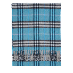 Lambswool Plaid Print Vintage Pre-Loved Scarf