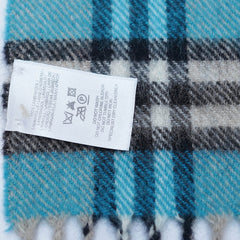 Lambswool Plaid Print Vintage Pre-Loved Scarf