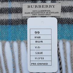 Lambswool Plaid Print Vintage Pre-Loved Scarf