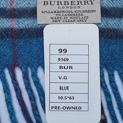 Lambswool Plaid Print Vintage Pre-Loved Scarf