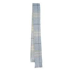 Wool Large Check Vintage Pre-Loved Scarf