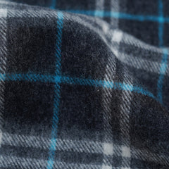 Lambswool Plaid Print Vintage Pre-Loved Scarf