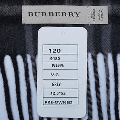 Cashmere Plaid Print Vintage Pre-Loved Scarf
