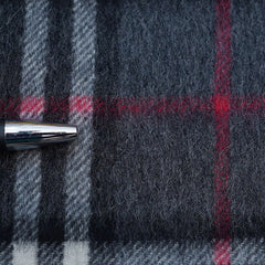 Cashmere Plaid Print Vintage Pre-Loved Scarf