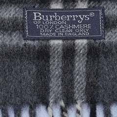 Cashmere Plaid Print Vintage Pre-Loved Scarf