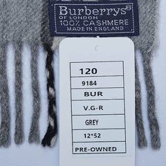 Cashmere Plaid Print Vintage Pre-Loved Scarf