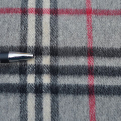 Cashmere Plaid Print Vintage Pre-Loved Scarf