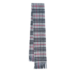 Cashmere Plaid Print Vintage Pre-Loved Scarf