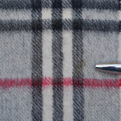 Cashmere Plaid Print Vintage Pre-Loved Scarf