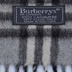 Cashmere Plaid Print Vintage Pre-Loved Scarf