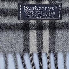 Cashmere Plaid Print Vintage Pre-Loved Scarf