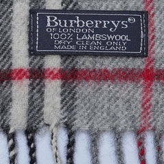 Lambswool Plaid Print Vintage Pre-Loved Scarf