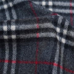 Lambswool Plaid Print Vintage Pre-Loved Scarf