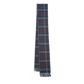 Lambswool Plaid Print Vintage Pre-Loved Scarf