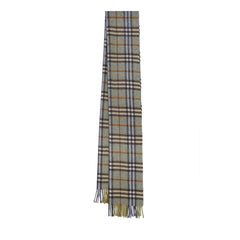 Cashmere Plaid Print Vintage Pre-Loved Scarf