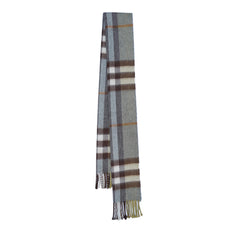 Cashmere Large Check Vintage Pre-Loved Scarf