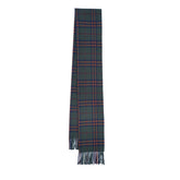 Lambswool Plaid Print Vintage Pre-Loved Scarf