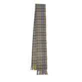 Lambswool Plaid Print Vintage Pre-Loved Scarf