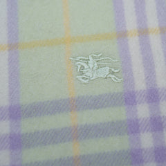 Lambswool Plaid Print Vintage Pre-Loved Scarf