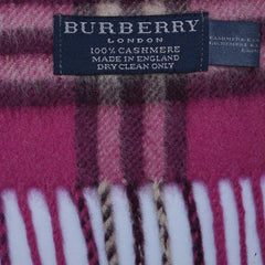 Cashmere Plaid Print Vintage Pre-Loved Scarf