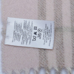 Cashmere/Wool Plaid Print Vintage Pre-Loved Scarf
