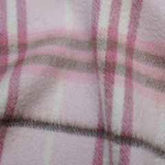 Cashmere Plaid Print Vintage Pre-Loved Scarf