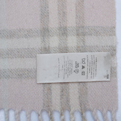 Cashmere Plaid Print Vintage Pre-Loved Scarf