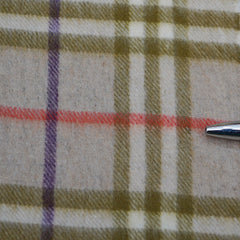 Cashmere Plaid Print Vintage Pre-Loved Scarf