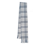 Lambswool Plaid Print Vintage Pre-Loved Scarf