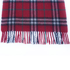 Cashmere Plaid Print Vintage Pre-Loved Scarf