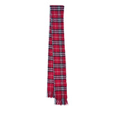 Cashmere/Wool Plaid Print Vintage Pre-Loved Scarf