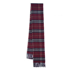 Cashmere Plaid Print Vintage Pre-Loved Scarf