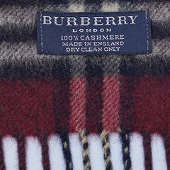 Cashmere Plaid Print Vintage Pre-Loved Scarf