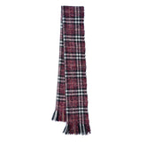 Lambswool Blend Plaid Print Vintage Pre-Loved Scarf