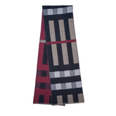 Wool Blend Plaid Print Vintage Pre-Loved Scarf