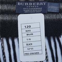 Cashmere Plaid Print Vintage Pre-Loved Scarf