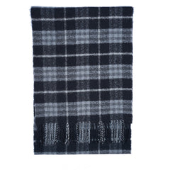 Cashmere Blend Plaid Print Vintage Pre-Loved Scarf