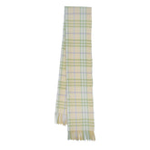 Cashmere Plaid Print Vintage Pre-Loved Scarf