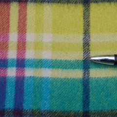 Cashmere Plaid Print Vintage Pre-Loved Scarf