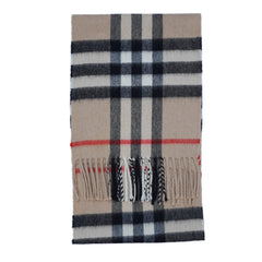 Cashmere Plaid Print Vintage Pre-Loved Scarf