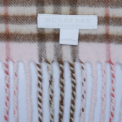 Wool Plaid Print Vintage Pre-Loved Scarf
