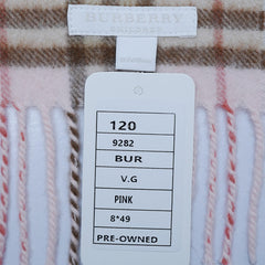 Wool Plaid Print Vintage Pre-Loved Scarf