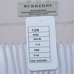 Cashmere Plaid Print Vintage Pre-Loved Scarf