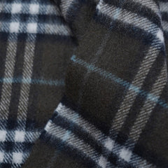Wool Plaid Print Vintage Pre-Loved Scarf