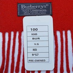 Lambswool Plain Print Vintage Pre-Loved Scarf