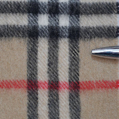 Cashmere Plaid Print Vintage Pre-Loved Scarf