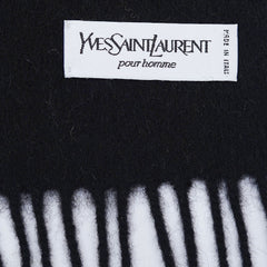 YSL Wool Plain Vintage Pre-Loved Scarf